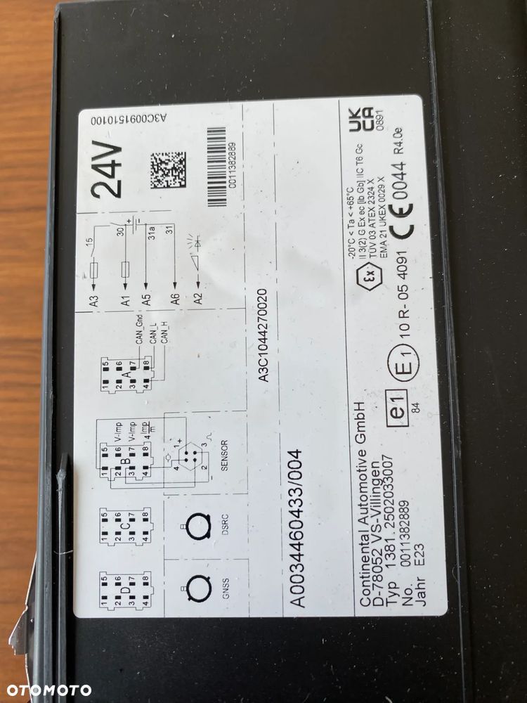 Tachograf Mercedes rocznik 2023 + impulsator - 3