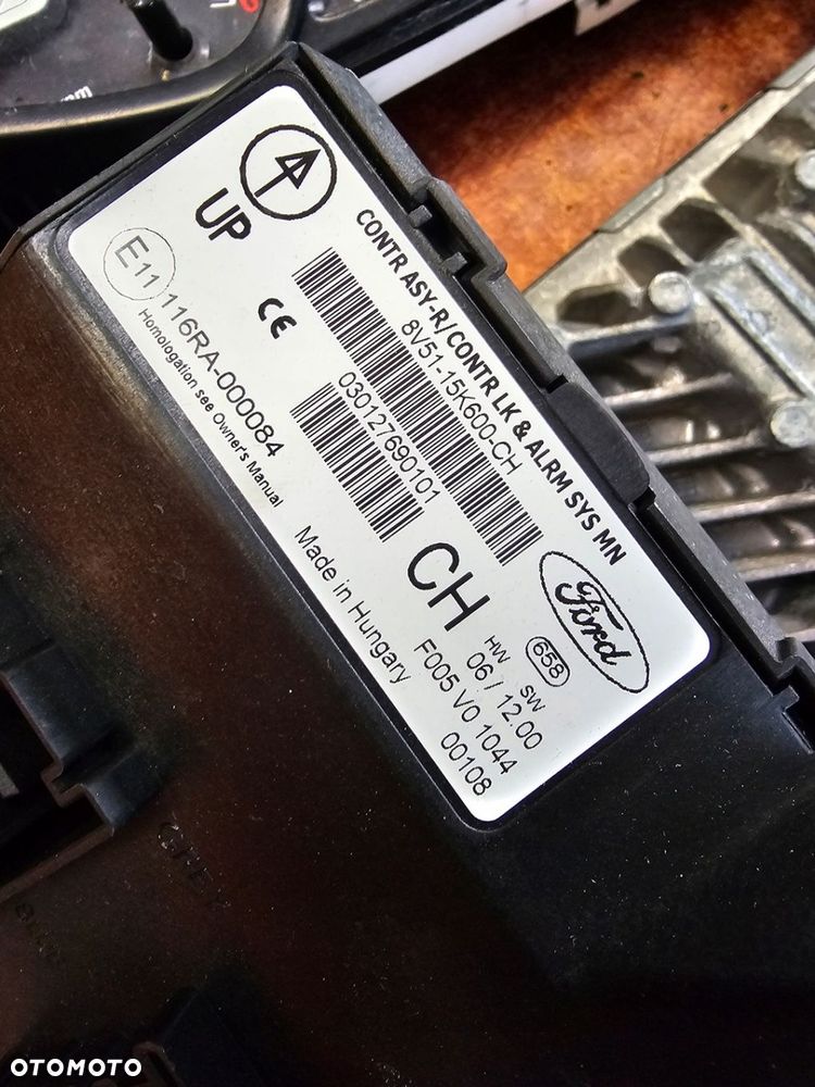 ZESTAW STARTOWY IMMO ZEGARY KOMPUTER FORD FIESTA MK7 EU 1.4TDCI HDI - 2