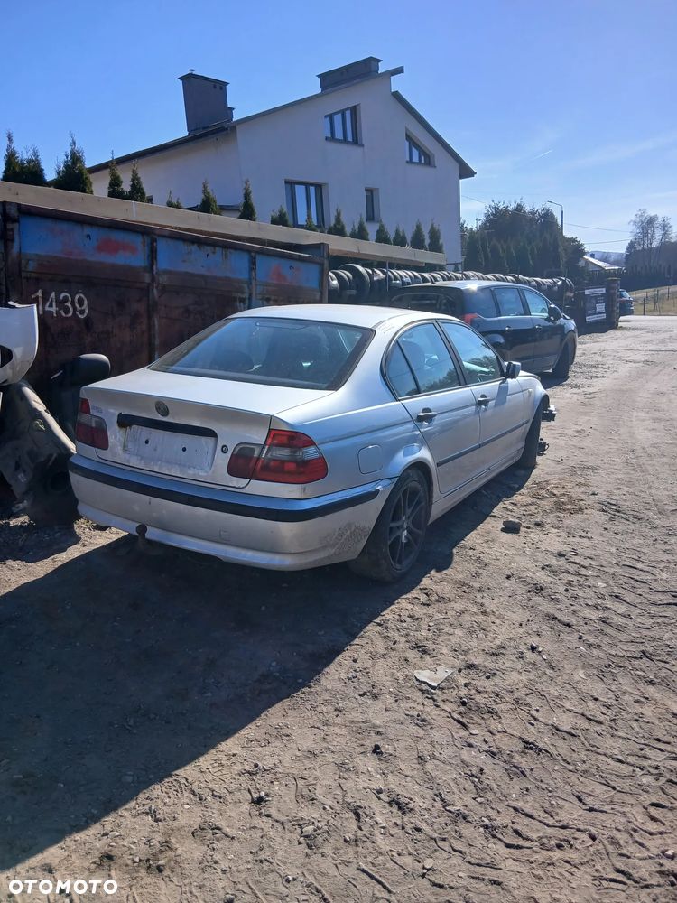 BMW E46 01- SILNIK 2.0D 320D M47 SKRZYNIA BIEGÓW DRZWI ZDERZAK BŁOTNIKI KLAPA TYŁ LAK TITANSILBER METALIC - 2
