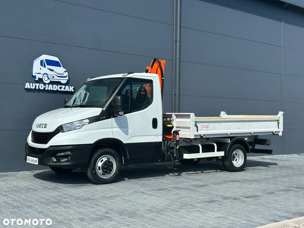Iveco Daily 35C16 3.0 HPI Nowy MOCNY HDS 2800kg + wywrotka wywrot **Wzmocnione zawieszenie**Klima**Niski przebieg**DMC 3,5t**Na bliźniakach**Hak 3,5t.** - 14