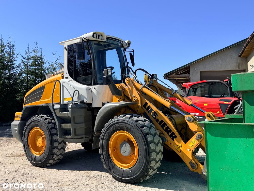 Liebherr Ładowarka Liebherr L524 KLIMA łyżka2,5m3+widły bezAdblue i Dpf szybkozłącze hydr. Cat Caterpillar 924K  924H  930K Volvo L60H / L70H Komatsu WA200-8 WA270-8JCB 426 427 - 13
