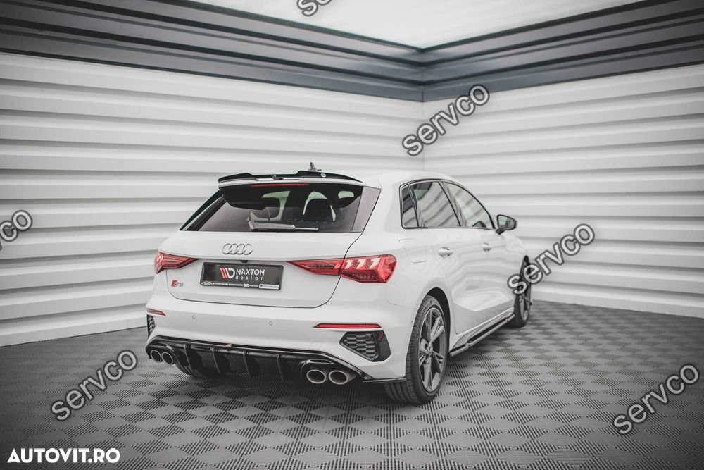 Difuzor bara spate Audi A3 Sline S3 Sportback 8Y 2020- v13 - Maxton - 2