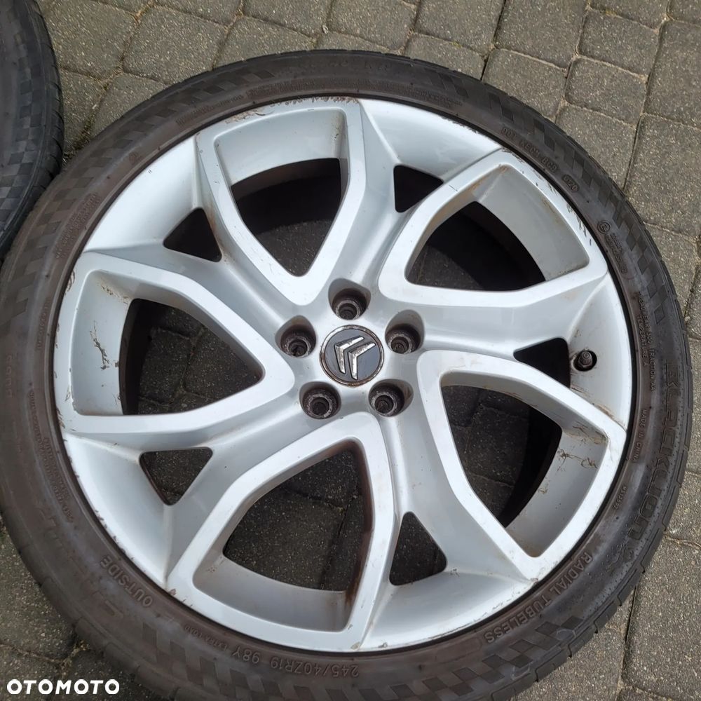 CITROEN C5 III LIFT X7 FELGI ALUMINIOWE ALUSY KOŁA 19 CALI 5X108 LATO - 9