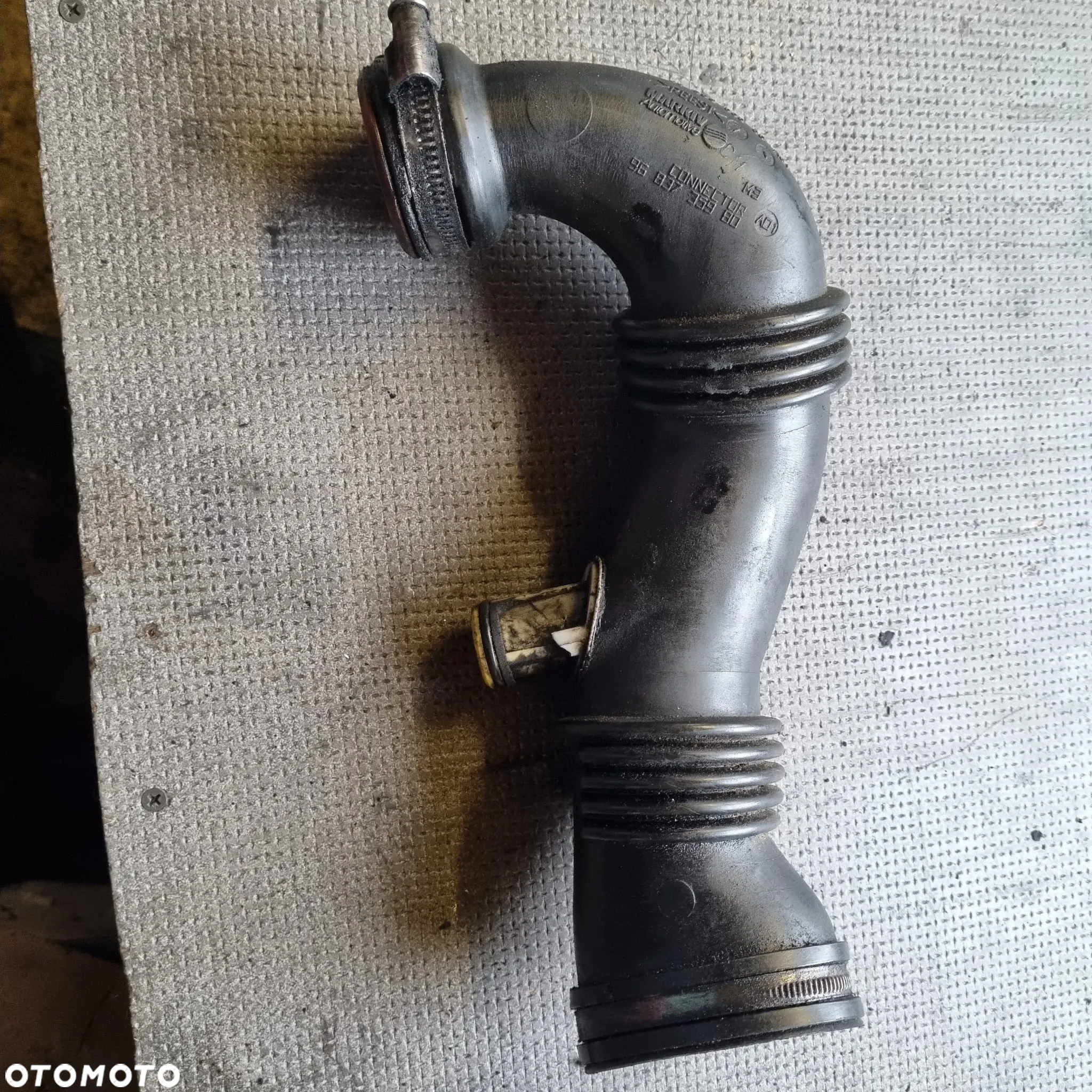 Przewód rura intercoolera fiat scudo II expert jumpy 1.6 hdi  9656953690 - 5