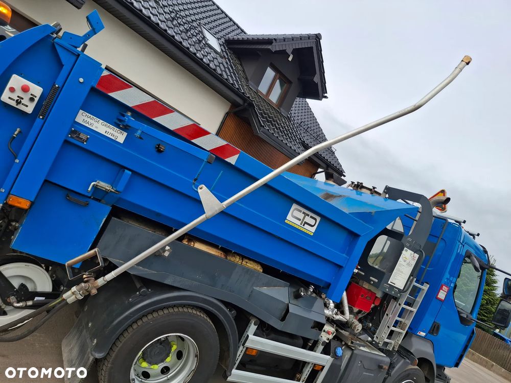 Renault D16 Skrapiarka CTP Constructeur Naprawa Asfaltu Rozsypywacz Grysu Wywrotka - 17