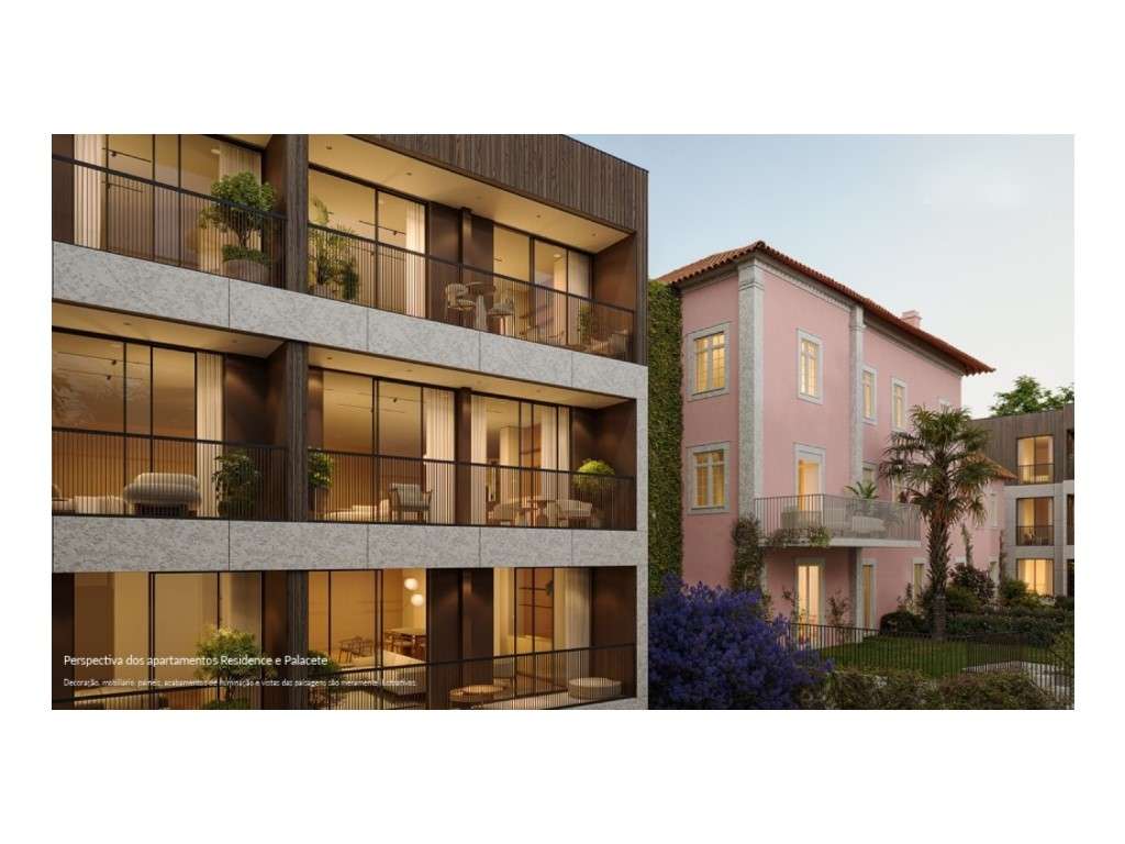 Apartamento T1+1 com extraordinário jardim