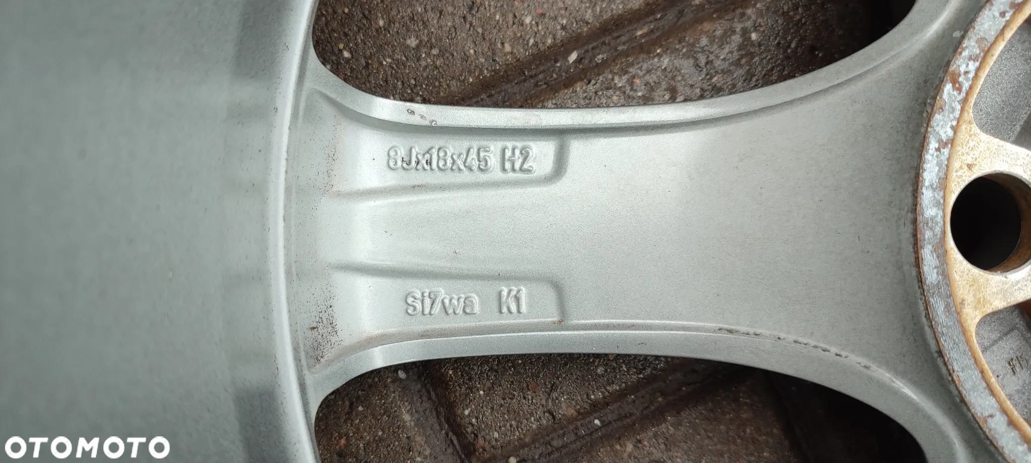 FELGI ALUMINIOWE 31290414DCLG 5x108 8Jx18 CALI ET 45 VOLVO V70 C70 BORBET KOMPLET 4 SZTUKI - 11
