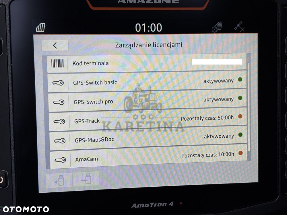 Amazone AmaTron 4 Ama Tron Terminal Sterujący Isobus Licencja - 6