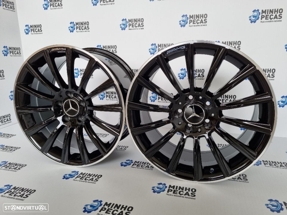 Jantes Mercedes (C63) AMG Turbine em 20 Gloss Black - 3