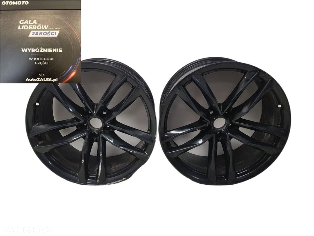 ORYGINALNA FELGA ALUMINIOWA ALUFELGA AUDI A6 C7 SCHWARTZ 9.5J 21 5X112 ET25 4G0601025CG 4G0601025CE - 1