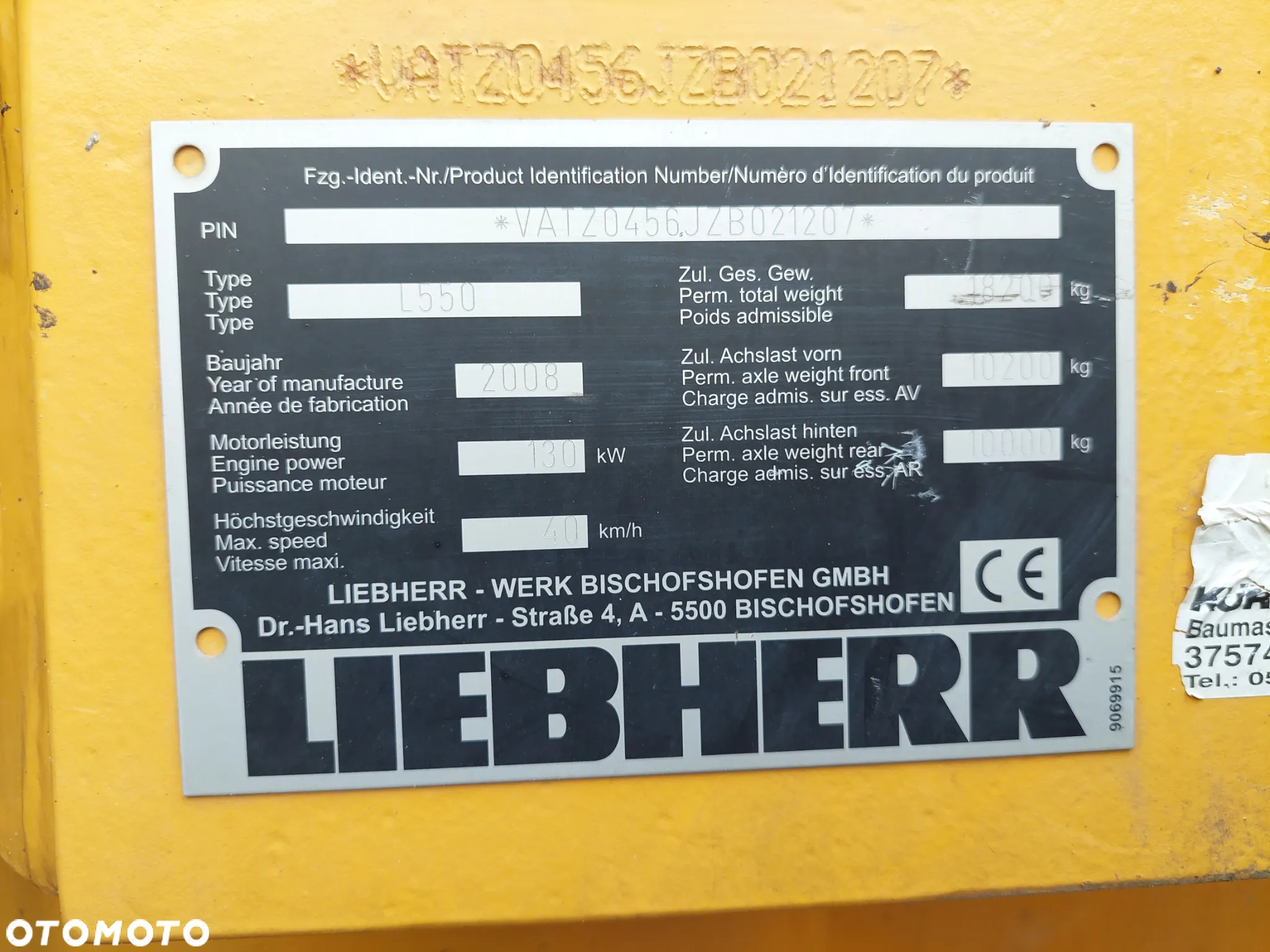 Liebherr 550 - 9