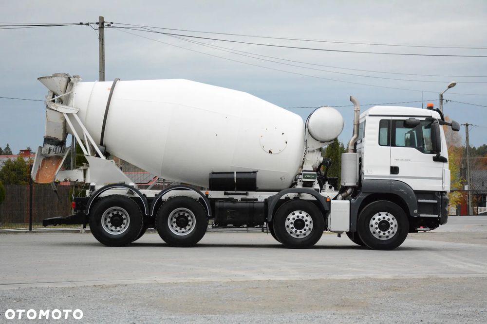 MAN TGS 32.420 / 2019r / 8x4 / Zabudowa CIFA / Niski przebieg / 9m3 / Nowe opony - 4