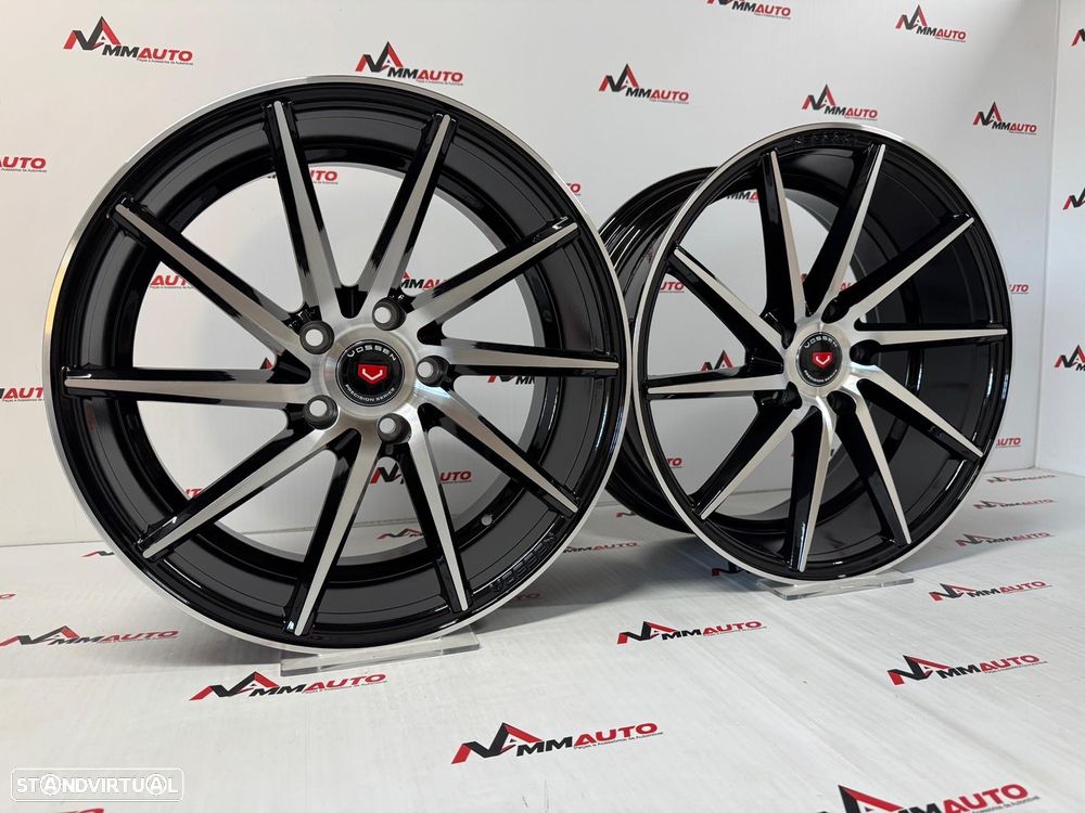 Jantes Look Vossen CVT Preto e Polido 18 (5x112) - 2