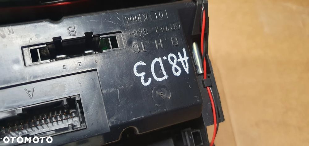 Panel nawiewu powietrza klimatyzacji tył kratka Audi A8 D3 4E0919158F 4E0819203B - 10