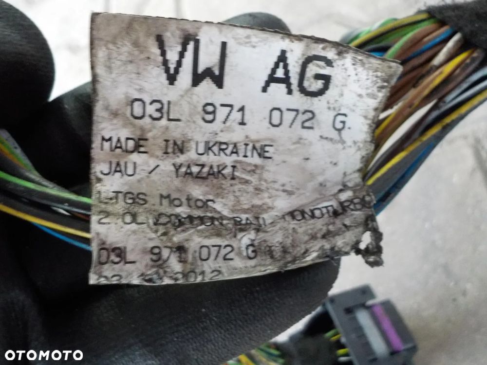 VW T5 2.0 TDI CAA WIĄZKA INSTALACJA SILNIKA - 3
