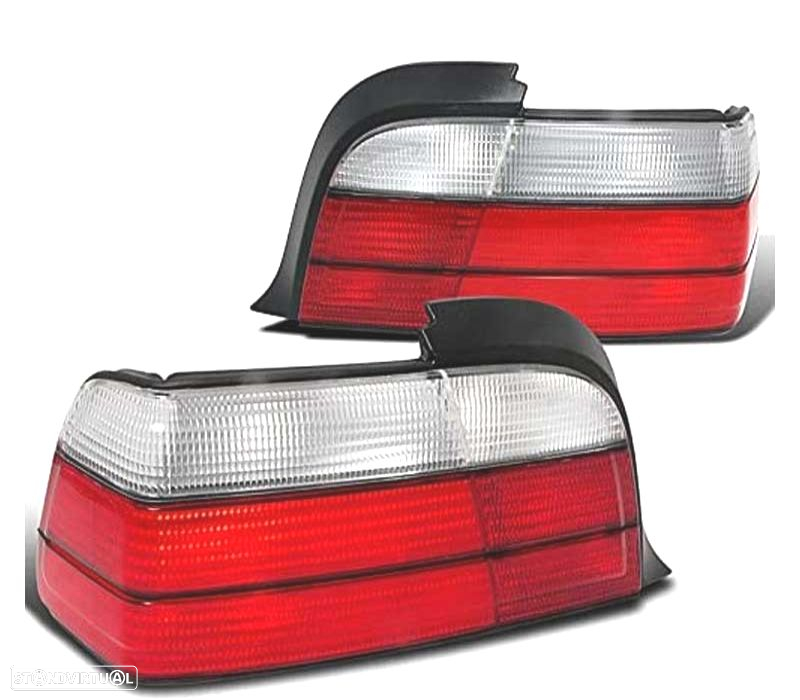 FAROLINS TRASEIROS BMW SERIE 3 E36 LOOK SEDAN 91-99 LOOK M3 - 2