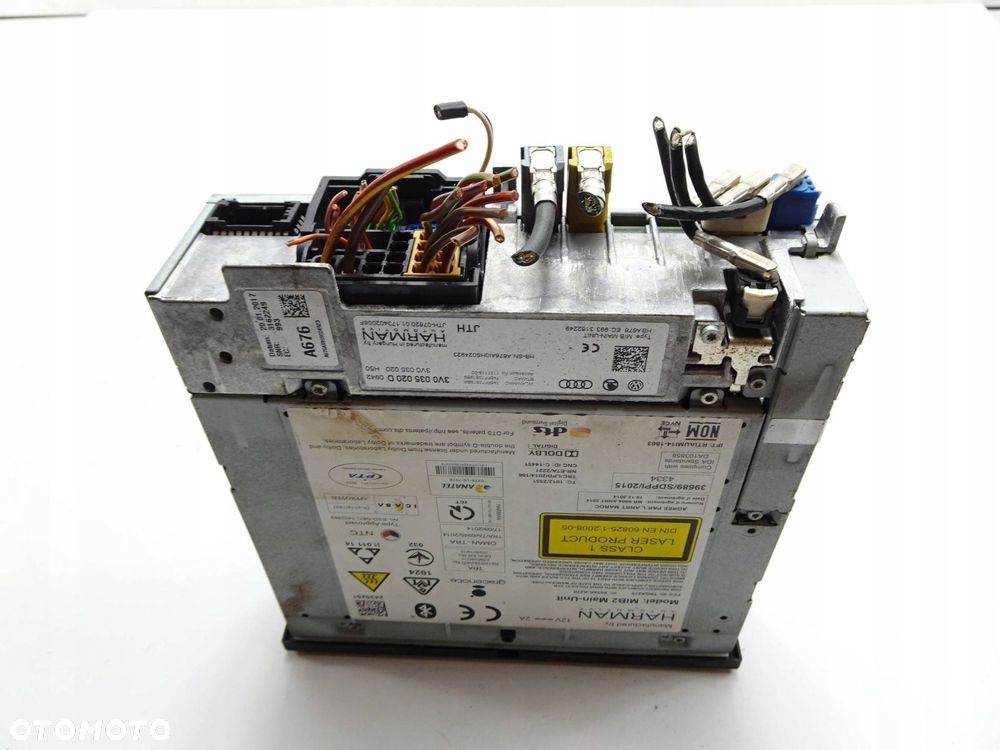 radio cd czytnik skoda superb iii 6434aa270 - 3