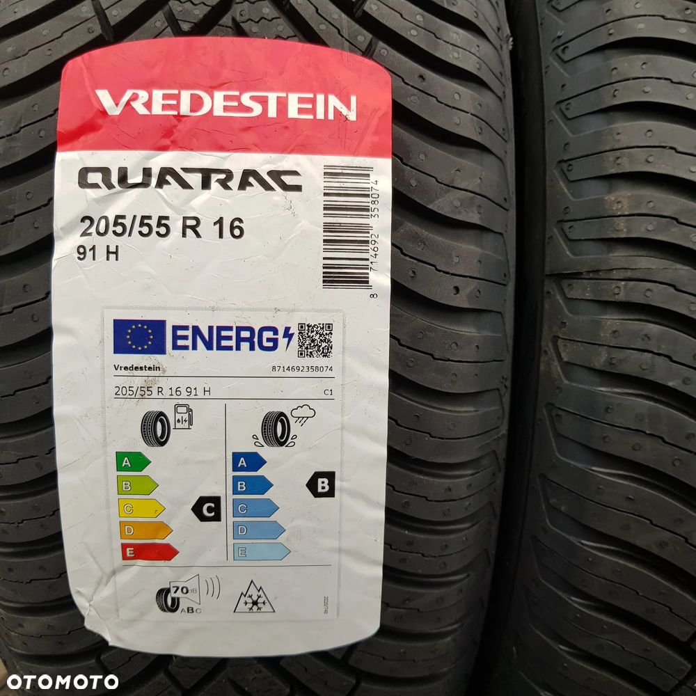 4x 205/55R16 Vredestein Quatrac Komplet opon całorocznych Poznań - 2