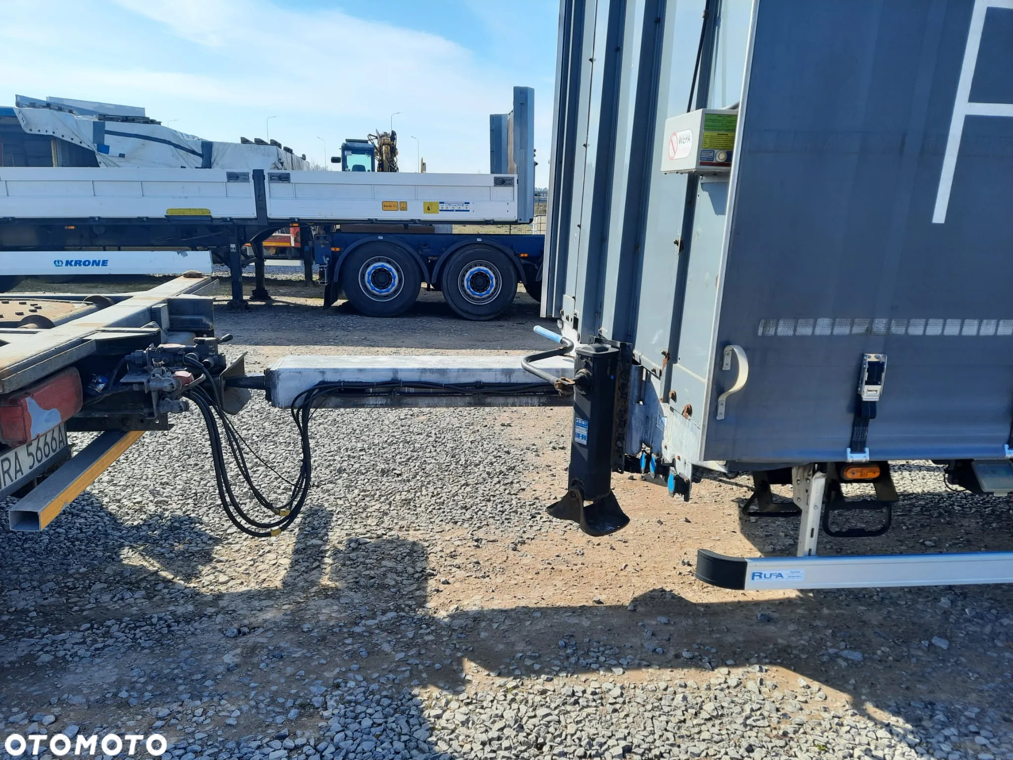 Inny 47.000ZŁ NETTO TANDEM GÓRNY ZACZEP JUMBO 7.30x3.0m UCHWYT POD WÓZEK RAMA OCYNK 17.5 KOŁA 2016rok FIRANKA SUWANY DACH st. IDELNY MOŻLIWOŚĆ TRANSPORTU - 2