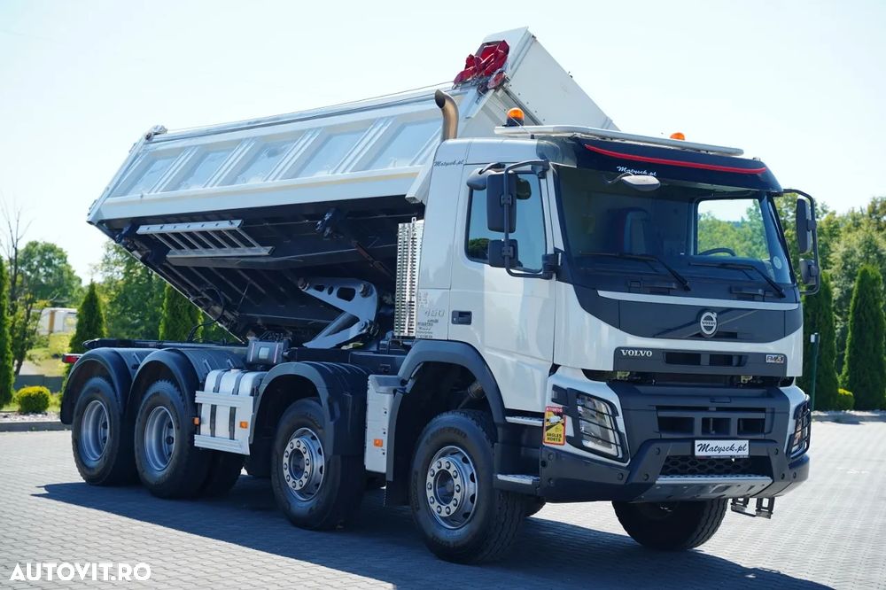 Volvo FMX 450 / 8X4 / BASCULATOR 2 LATE / HYDRODOLT / MEILLER KIPPER / I-SHIFT / IMPORTAT - 11