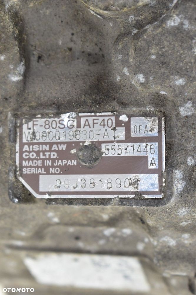 Skrzynia Biegów Opel INSIGNIA A ASTRA J 2.0 CDTI automat 55571446A TF-80SC - 4