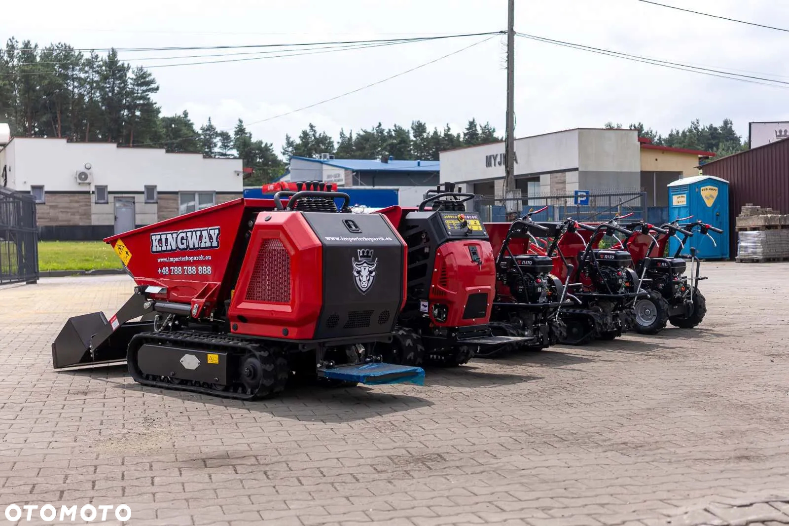 Kingway Taczka spalinowa W300 kołowa - 22