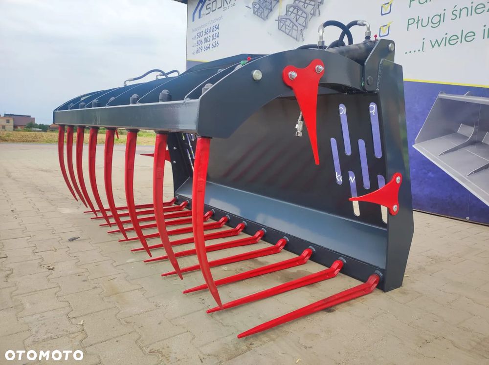 Krokodyl wzmocniony 200 cm, do ładowarki New Holland, Kramer, Schaffer, JCB, Weidemann - 1