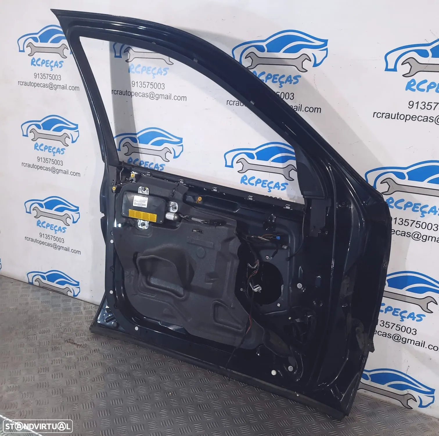 PORTA PORTAS FRENTE FRONTAL ESQUERDA BMW X5 E53 41517211423  MOTOR PUXADOR VIDRO - 3