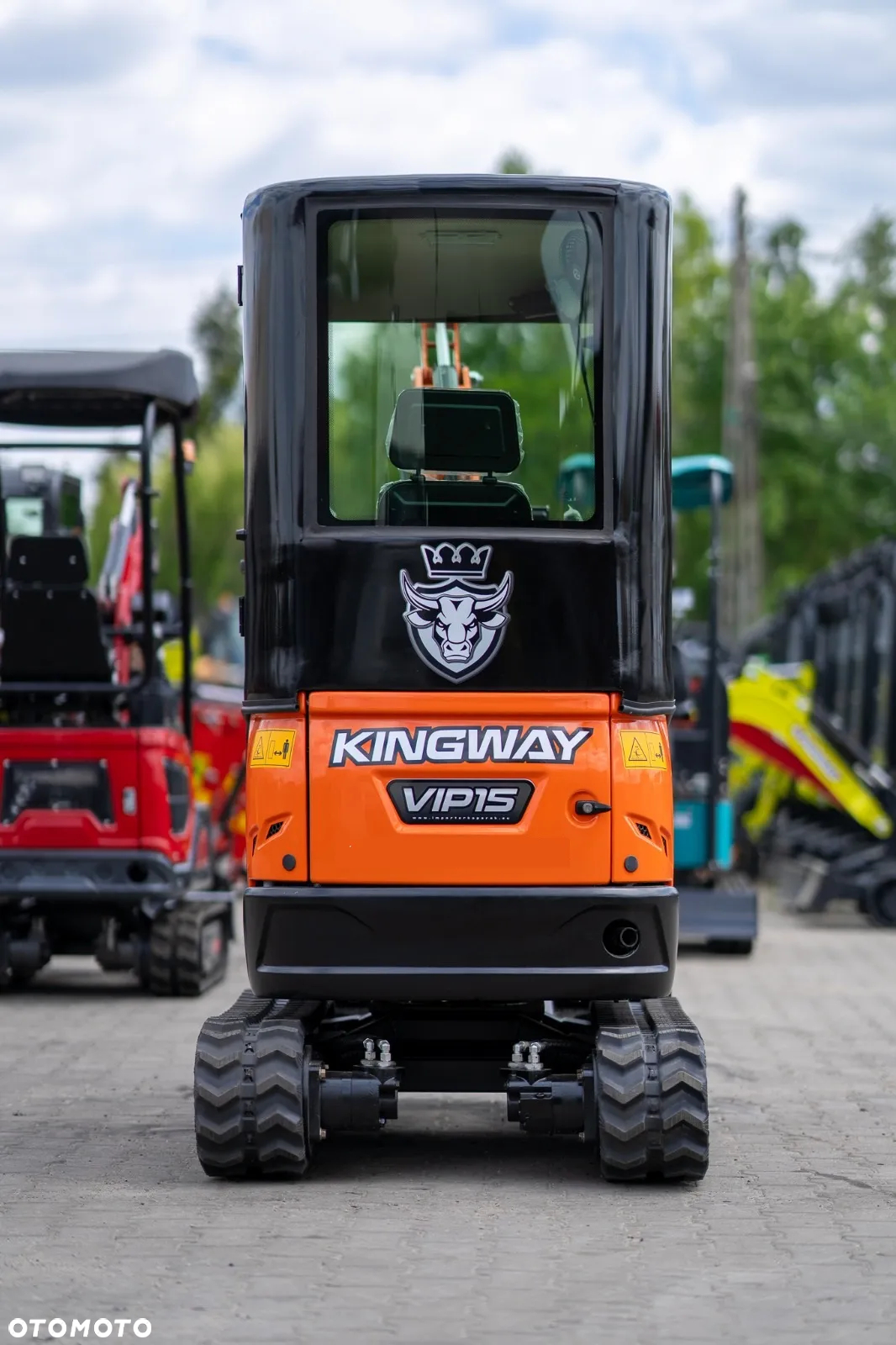 Kingway SV15 JOISTICK KABINA Ramię skr 1500kg 3 łyżki 3-cyl SILNIK 25KM D - 26