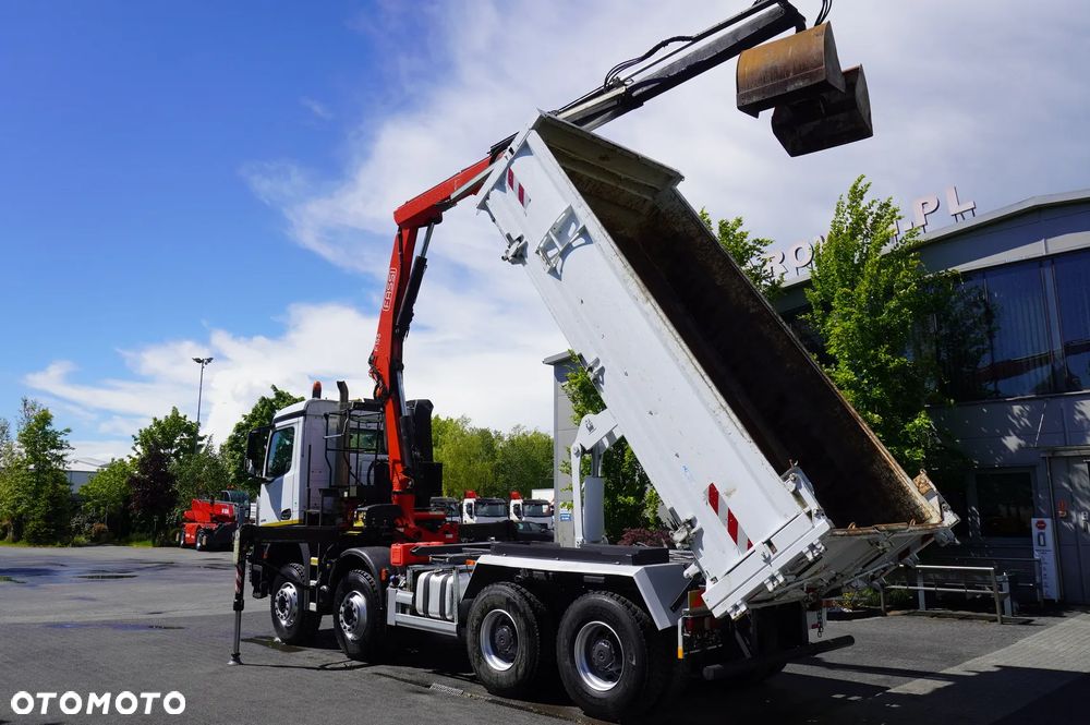 Mercedes-Benz Arocs 3236 8×4 / HDS Fassi F155A.0.22 / pilot / Wywrotka 2-stronna / Hydroburta / 3 szt_255679 - 6