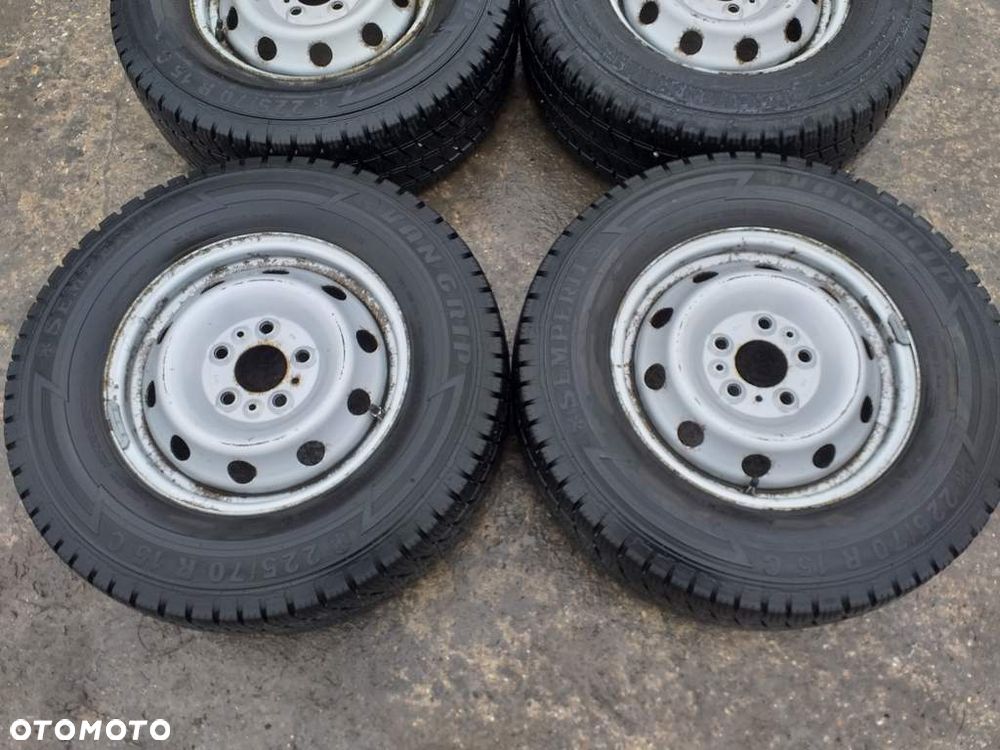 Koła Felgi z oponami zimowymi 225/70R15C Fiat Ducato Citroen Peugeot - 3