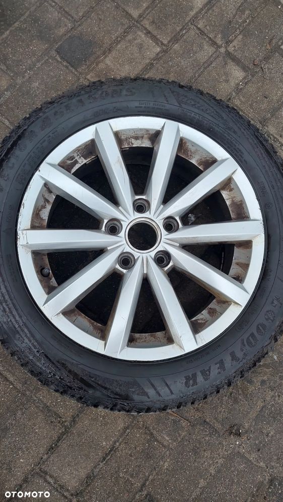 Felga aluminiowa Volkswagen OE 5G0601025BQ 6.5" x 16" 5x112 ET 46 - 2