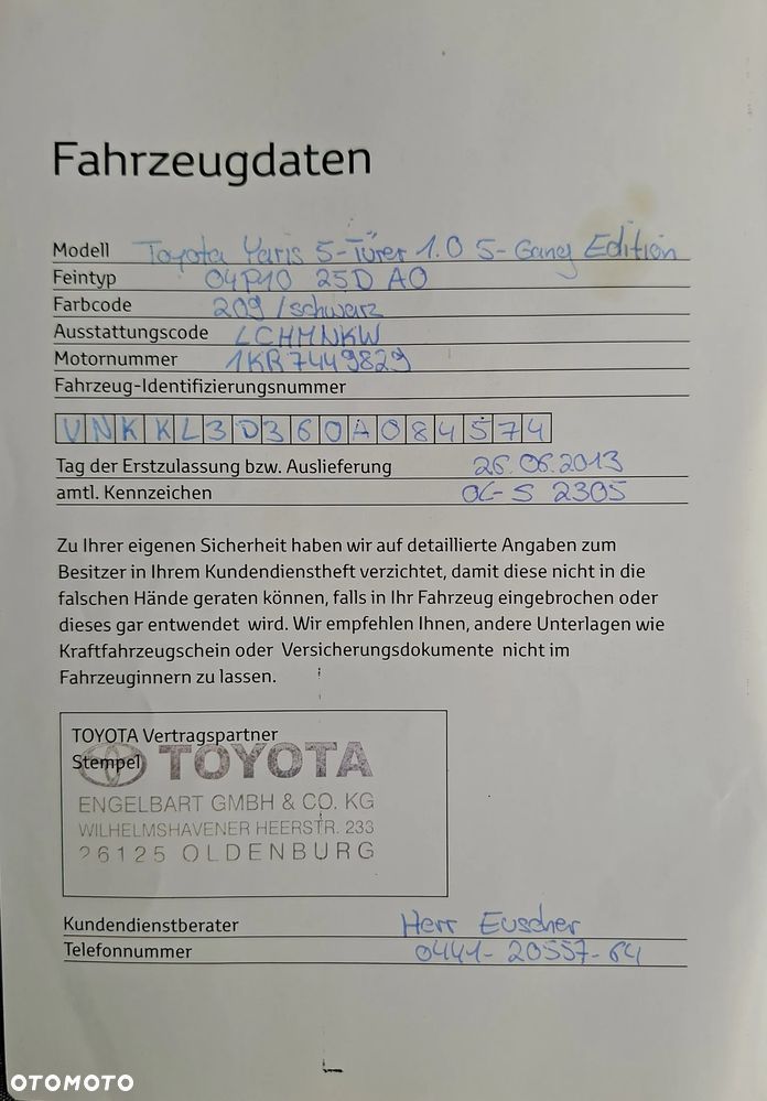 Toyota Yaris 1.0 VVT-i Edition - 17