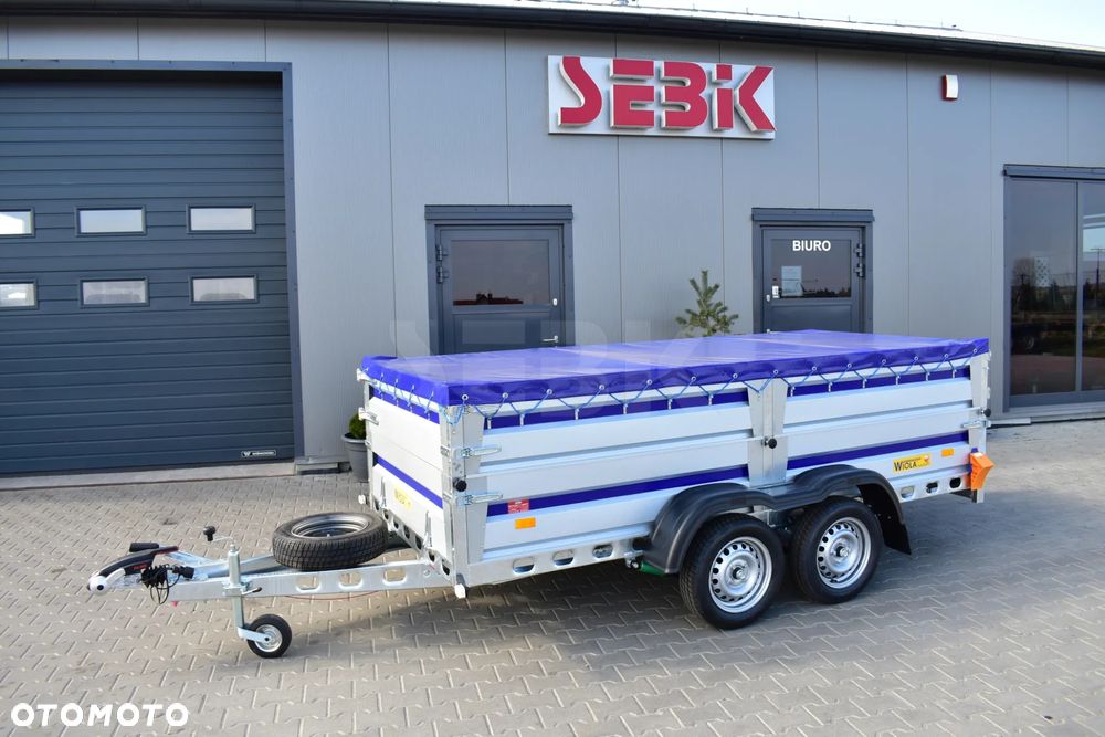 Wiola Mocna przyczepa lekka SILEZIA KOMFORT PLUS MAX 302 x 152 cm. DMC. 750 kg. DOSTAWA!! - 14