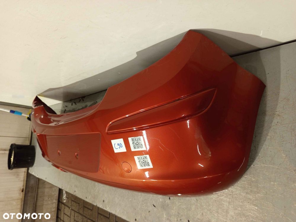 ^ ZDERZAK TYŁ TYLNY OPEL CORSA D LIFT FL Z50K BORDO BORDOWY - 3