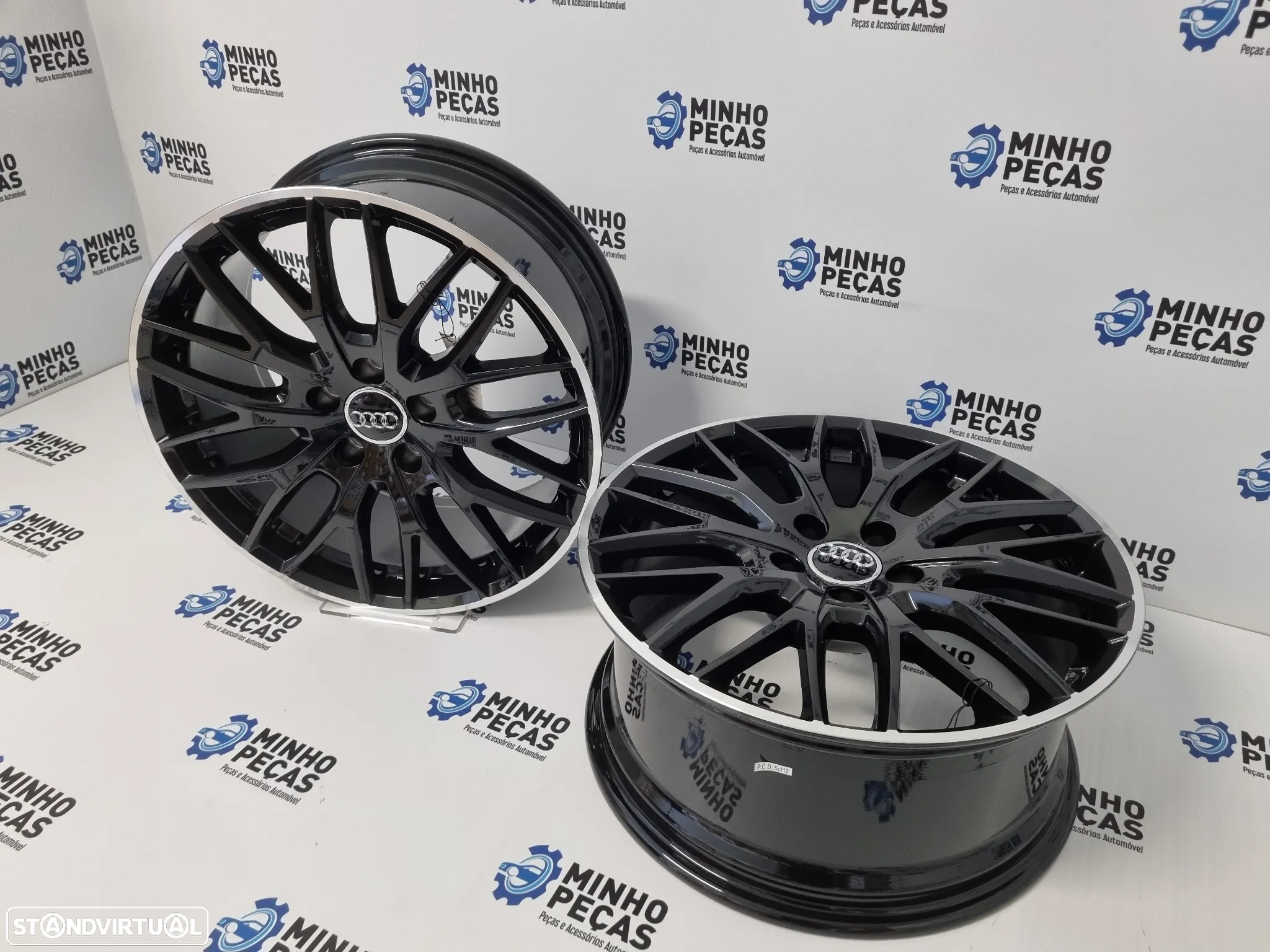 Jantes Audi A4 B9 em 18 Preto Brilho - 5
