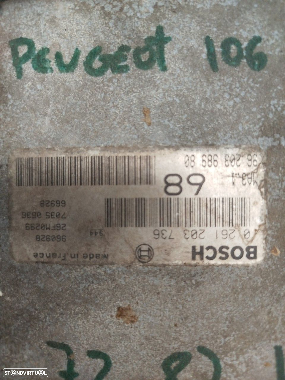 Centralina Do Motor Peugeot 106 Ii (1A_, 1C_) - 2