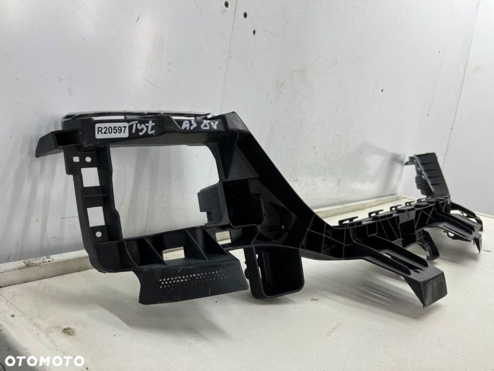 Ślizg Audi A3 8v 13-20r. 5Drzwi HB tylny środkowy GÓRNY wspornik progu zderzaka wzmocnienie - 2