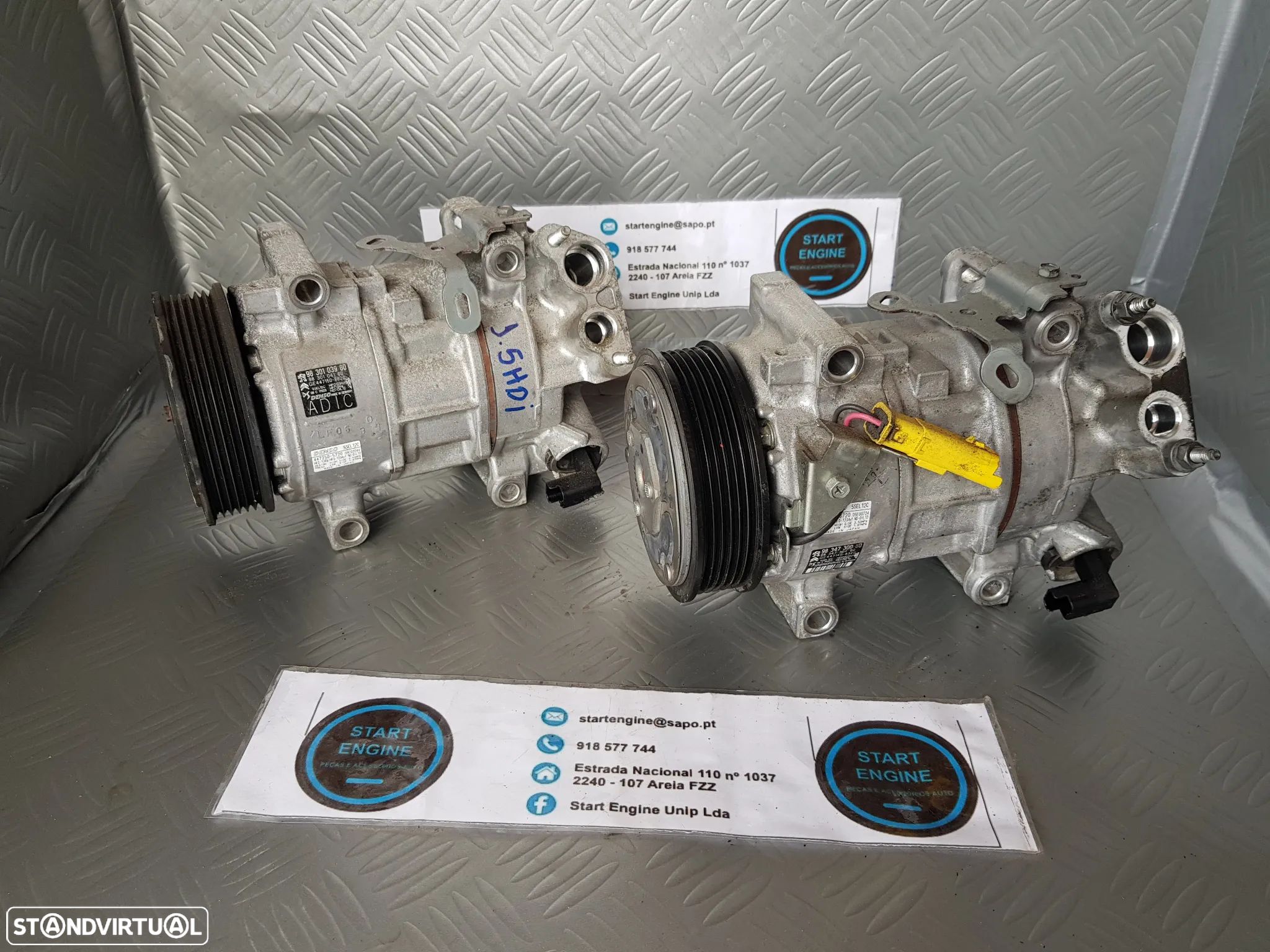 Compressor Ar Condicionado Ac Peugeot 3008 5008 208 508 2008  1.5 HDI Citroen C3 C4 C5 Partner Berlingo DS4 DS3 - 1