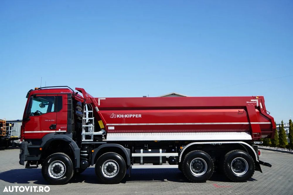 MAN TGS 41.480 / 8X6 / BASCULATOR / AUTOMAT / NOU-NOUȚ / ECHIPAMENTE FOARTE BOGATE / - 10