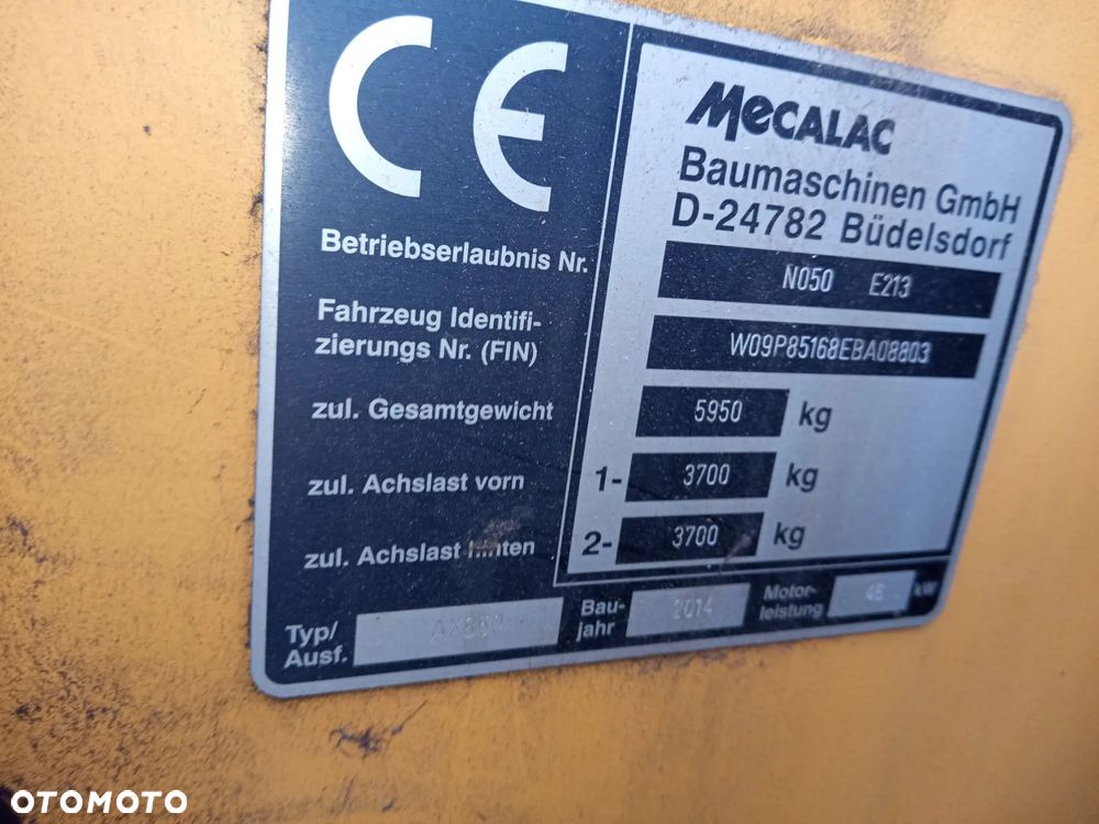 Mecalac AX850 - 5