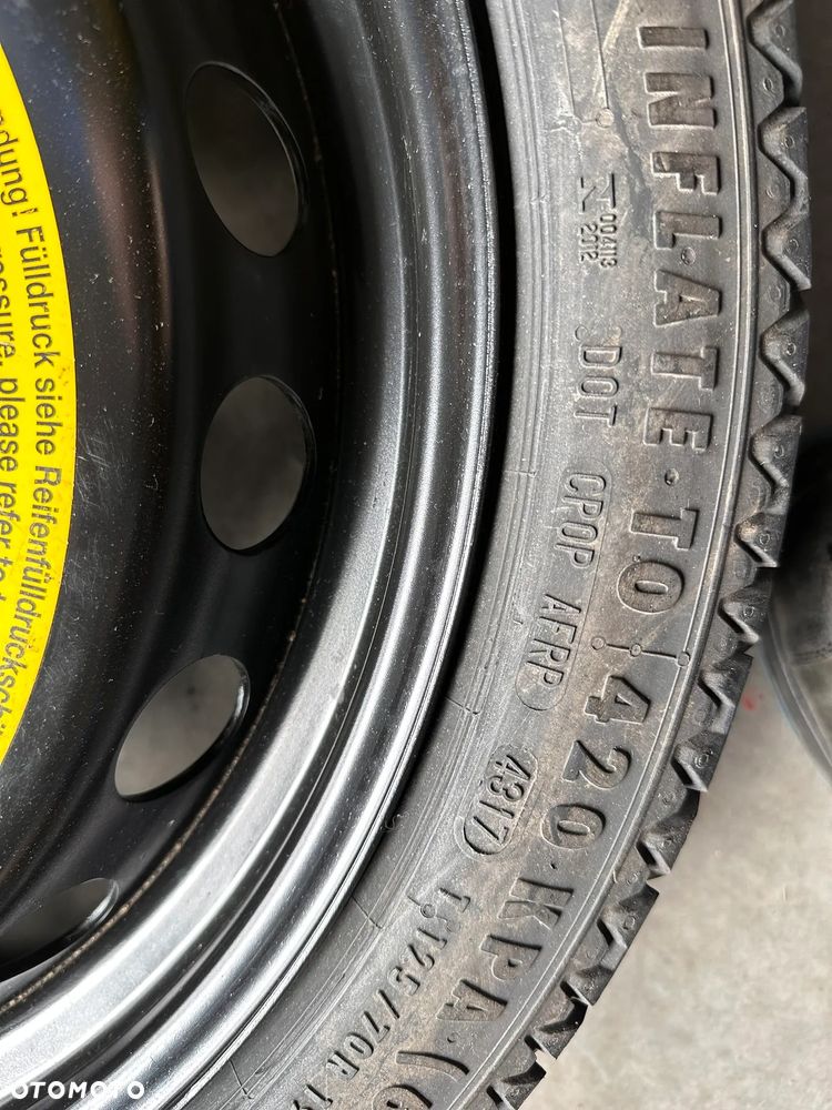 Koło dojazdowe Audi A4 B9 8W 8W0601027B 8W0601027 125/70 R19 - 7