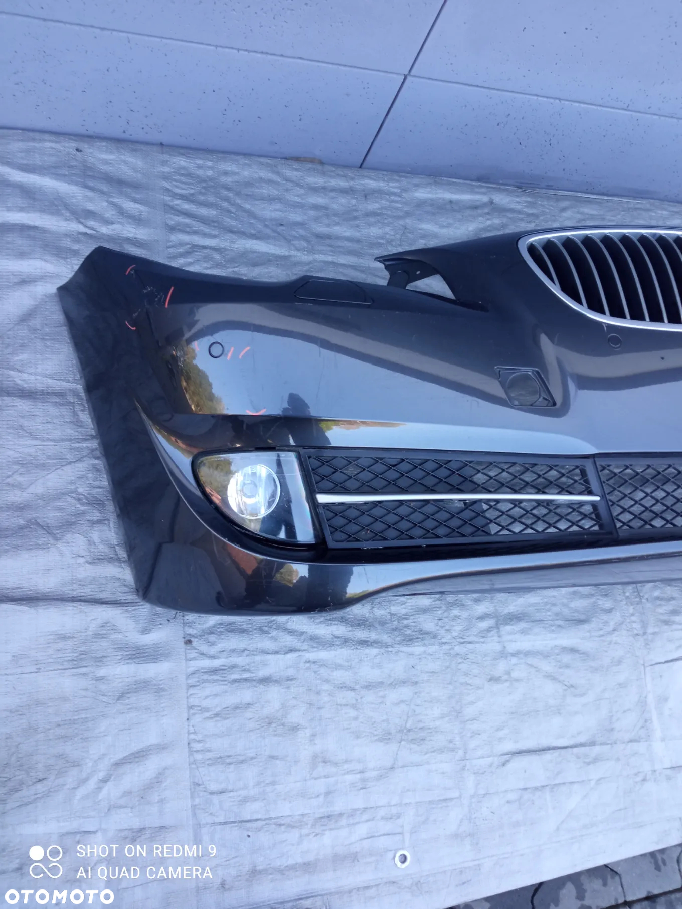 BMW F10 F11 ZDERZAK PRZÓD  B39 MINERAL GRAU - 12