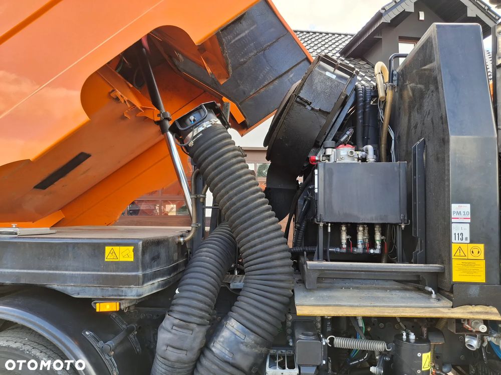 Mercedes-Benz Actros 1932 Zamiatarka FAUN Szczotki L/R Odchwaszczarka Szczotki Przednie 2014r PM10 Rura Do Liści Dodatkowy Zbiornik Wody Hydrostat Pneumatyka 3237 MTH - 12