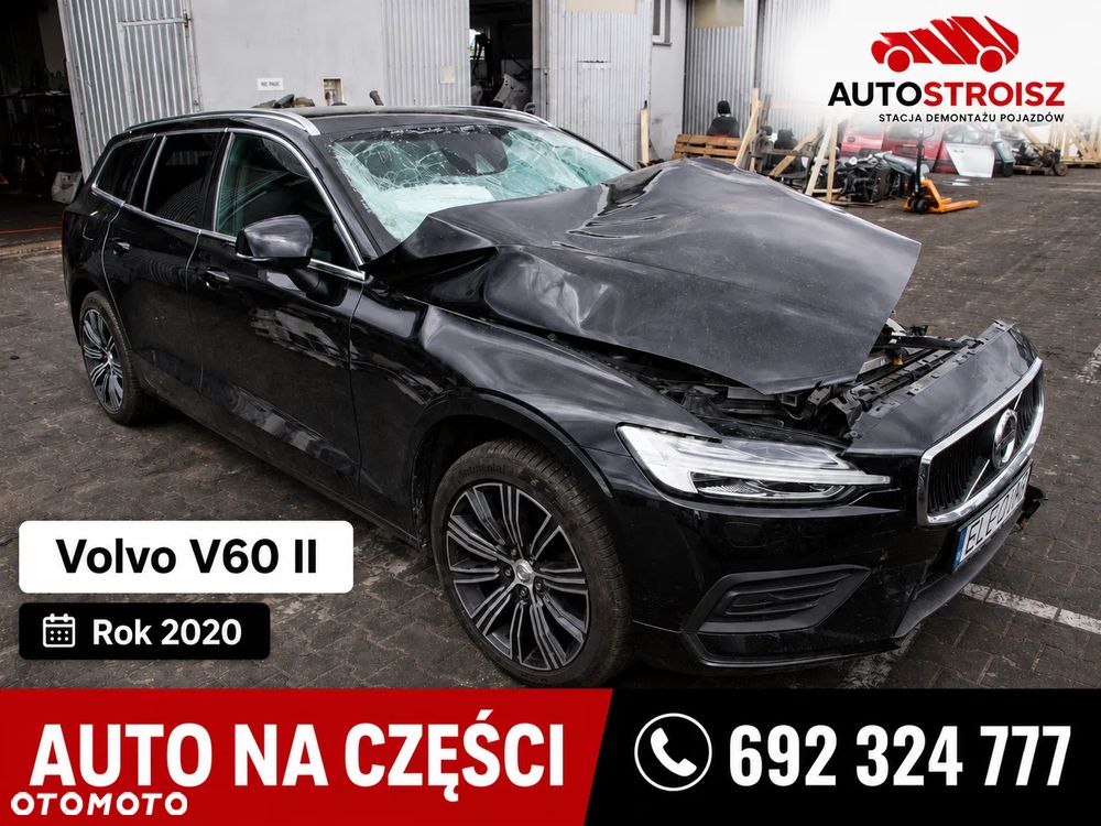 Auto na części - Volvo V60 II 2.0 D4 190 KM D4204T14 TG-81SC 717 2020R Silnik Skrzynia Drzwi Błotnik Zderzak Lampa Lusterko Klamka Szyba Deska Kokpit Sterownik Moduł Czujnik Licznik Wyświetlacz Panel Kierownica - 1