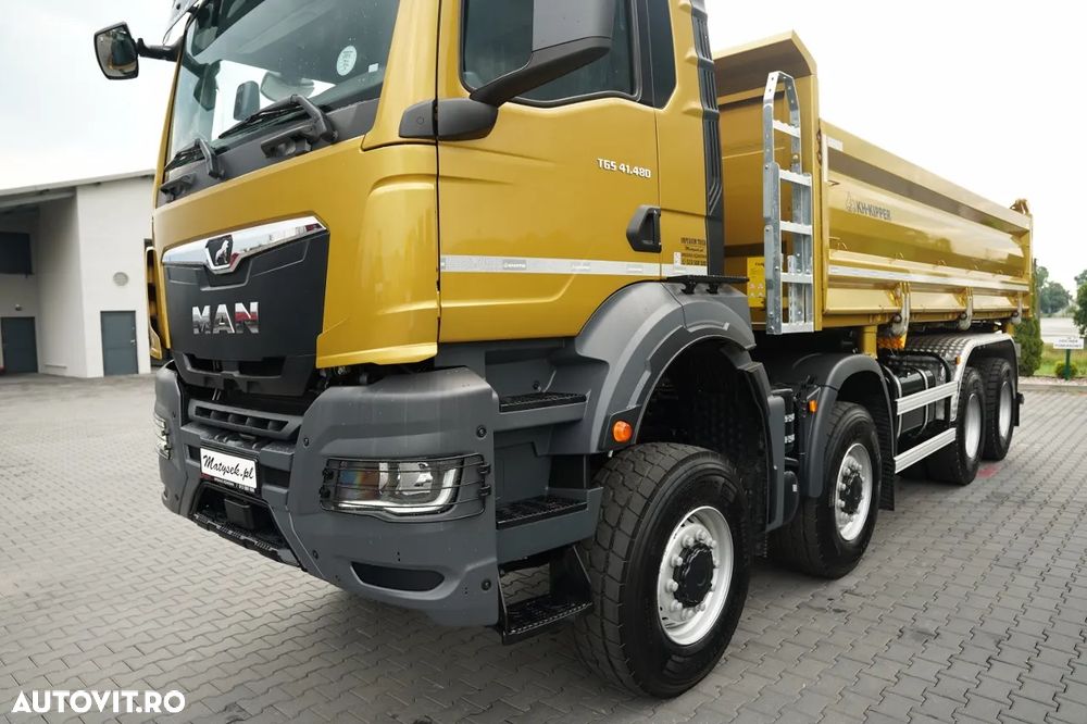 MAN TGS 41.480 / 8X6 / BASCULATOR 3 LATE / BORDMATIC / KH KIPPER / AUTOMAT / NOU / 2026 / - 18