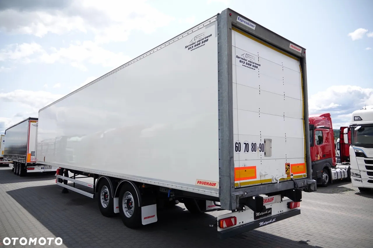 Fruehauf KONTENER / KOFFER / 2 OSIE / SAF / 2021 ROK / BARDZO MOCNA PODŁOGA: SZYNA-DESKA - 5