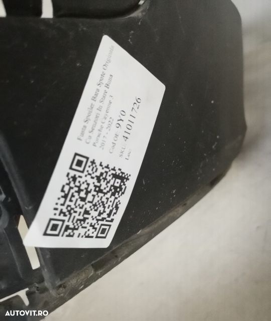 Fusta Spoiler Bara Spate Originala Cu Senzori In Stare Buna Porsche  C - 7