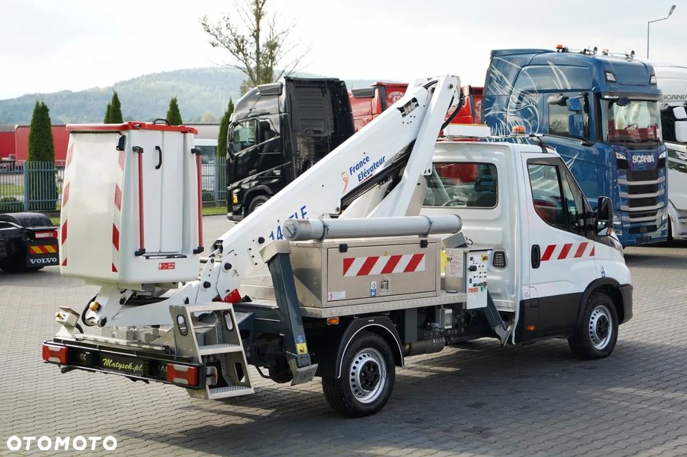 Iveco 35-140 / ZWYŻKA / PODNOŚNIK KOSZOWY FRANCE ELEVATEUR 141 TLE / 4 PODPORY / MANUAL / 2020  R - 7