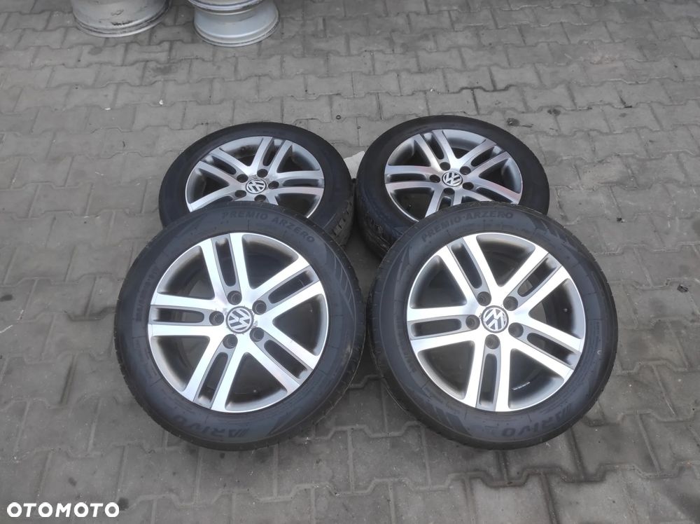 R16 205 55 5X112 FELGI KOŁA ALUFELGI ALUMINIOWE OPONY LETNIE 24 ROK 6.5J ET50 1K0601025BM RONAL AUDI A3 8P 8V A4 B5 B6 B7 SKODA OCTAVIA 2 3 SUPERB 1 2 3 VW GOLF 5 6 JETTA KOMBI PLUS HB TOURAN CADDY EOS SIROCCO SEAT LEON 2 ALTEA TOLEDO 3 ALTEA XL KOMPLET WYSYŁKA !!!! - 1